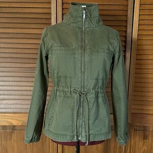 OLD NAVY Women’s Green Cinched-Waist Utility Jacket Relaxed FitSize Small